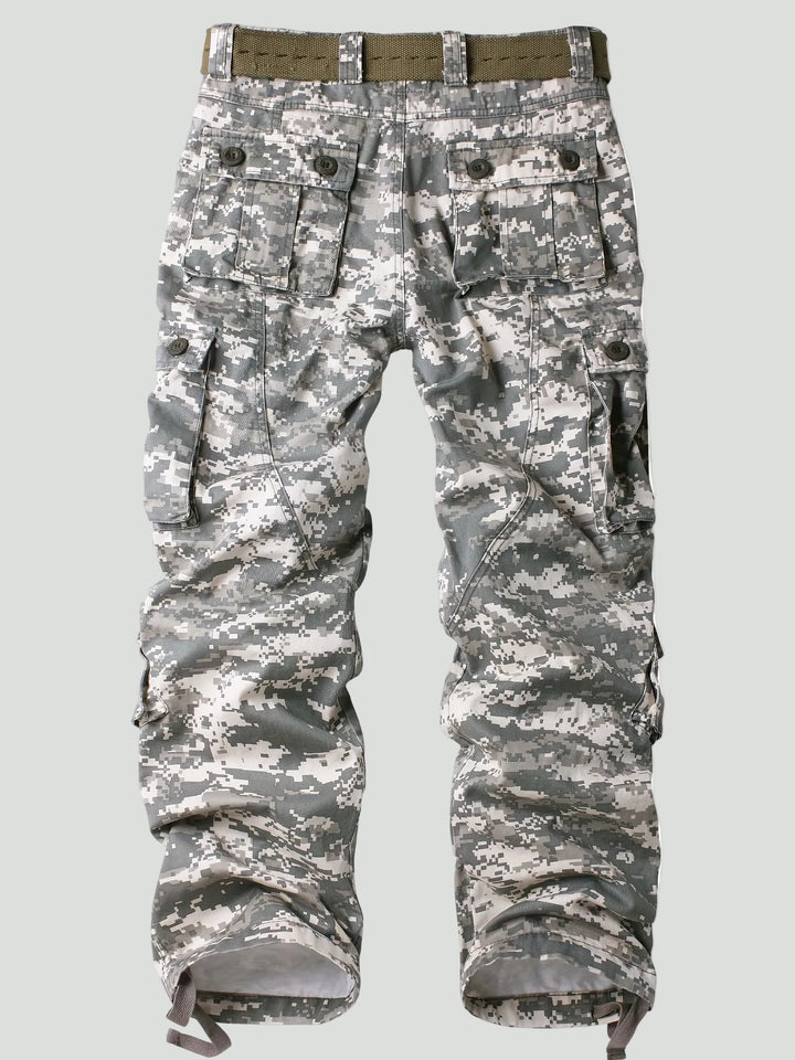 Men’s Camouflage Cargo Pants – Multi Pocket Outdoor Utility Design