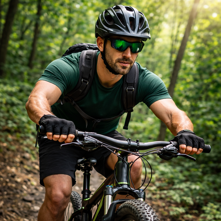 Breathable Cycling Gloves – Gel Padding with Reflective Trim