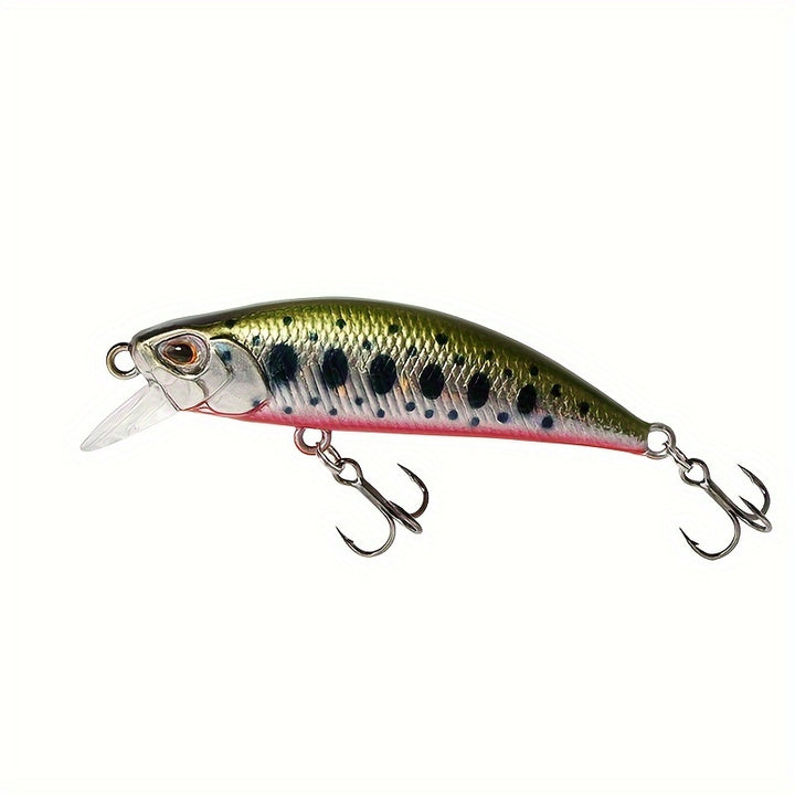 Minnow Fishing Lure – Sinking Hard Bait with 3D Eyes for Freshwater Fishing