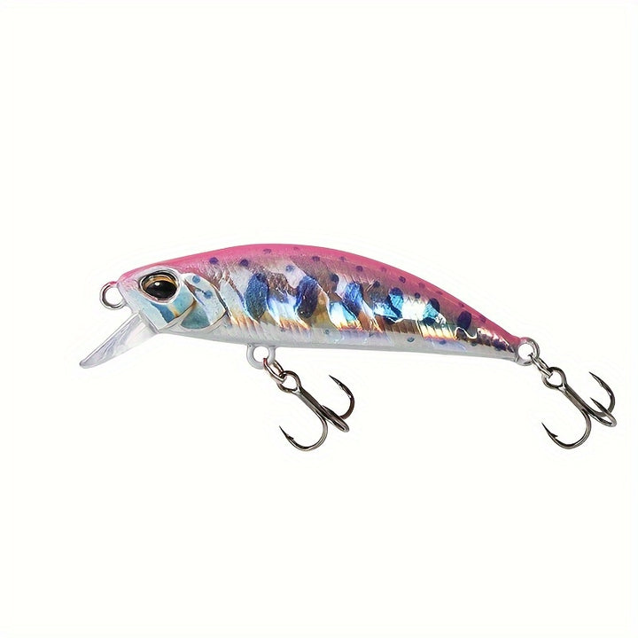 Minnow Fishing Lure – Sinking Hard Bait with 3D Eyes for Freshwater Fishing