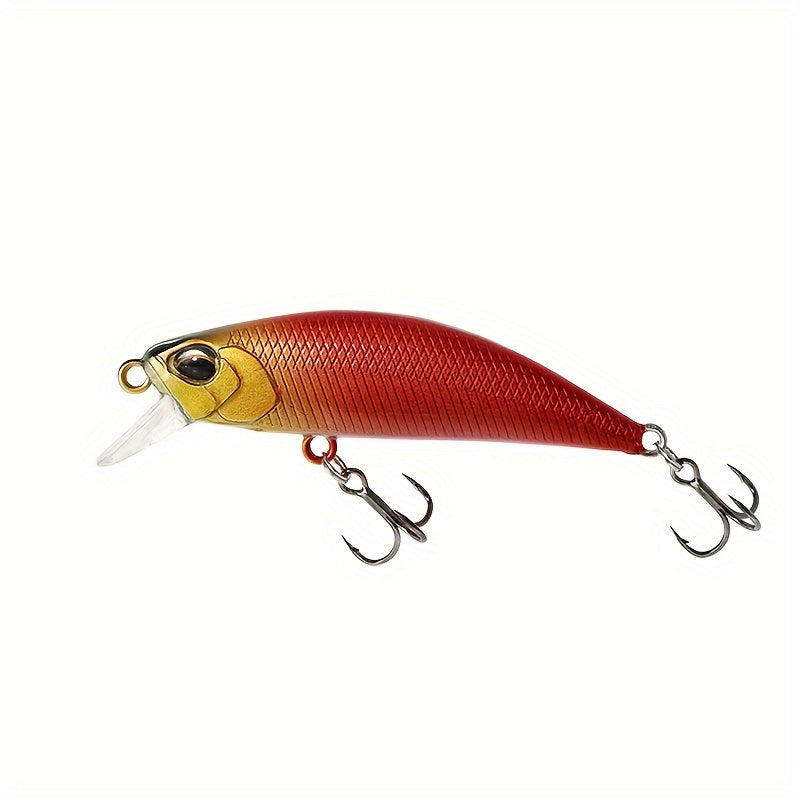 Minnow Fishing Lure – Sinking Hard Bait with 3D Eyes for Freshwater Fishing