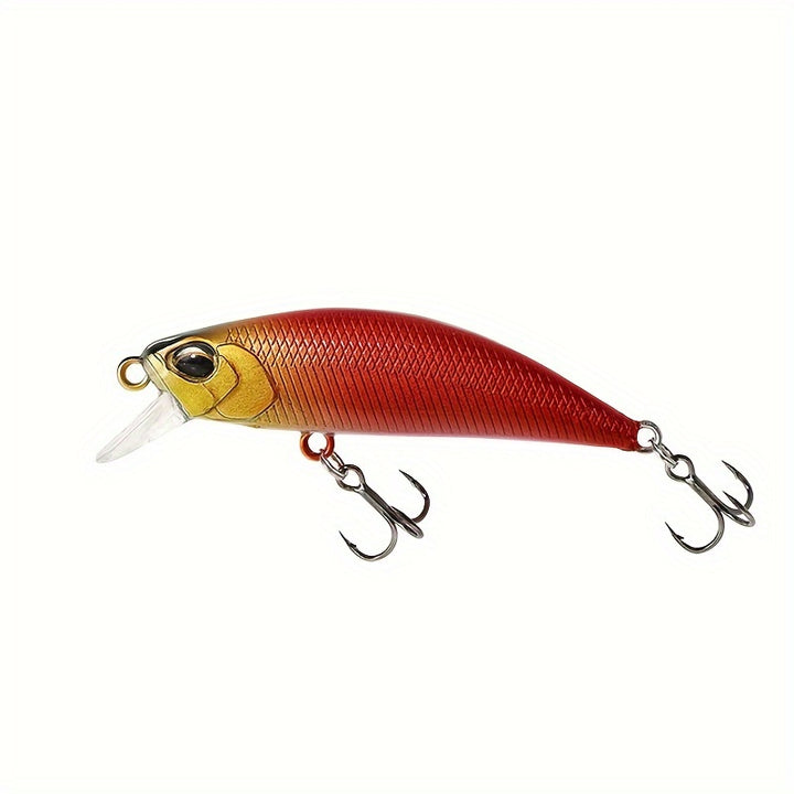 Minnow Fishing Lure – Sinking Hard Bait with 3D Eyes for Freshwater Fishing