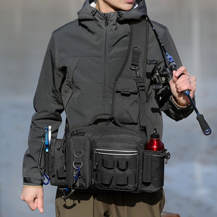 Men’s Multi-Functional Fishing Backpack – Compact Outdoor Gear Bag