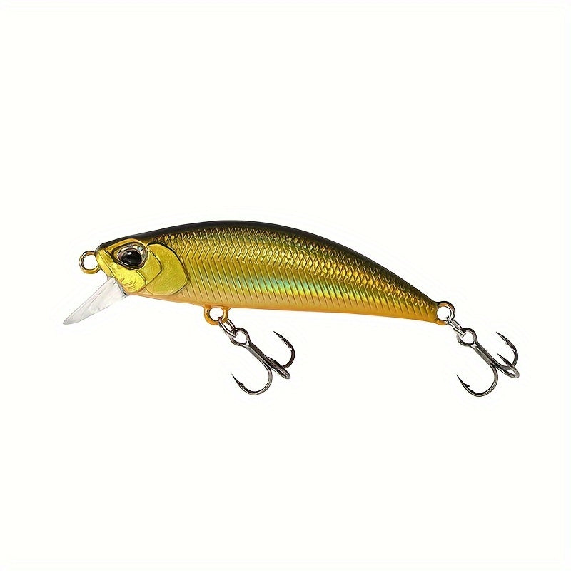 Minnow Fishing Lure – Sinking Hard Bait with 3D Eyes for Freshwater Fishing