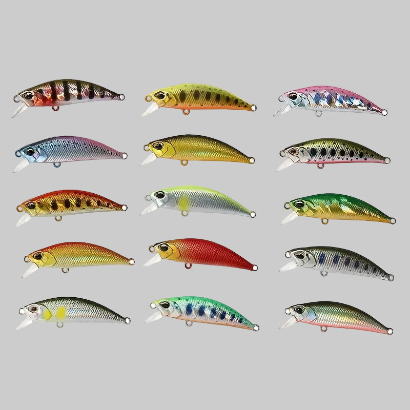 Minnow Fishing Lure – Sinking Hard Bait with 3D Eyes for Freshwater Fishing
