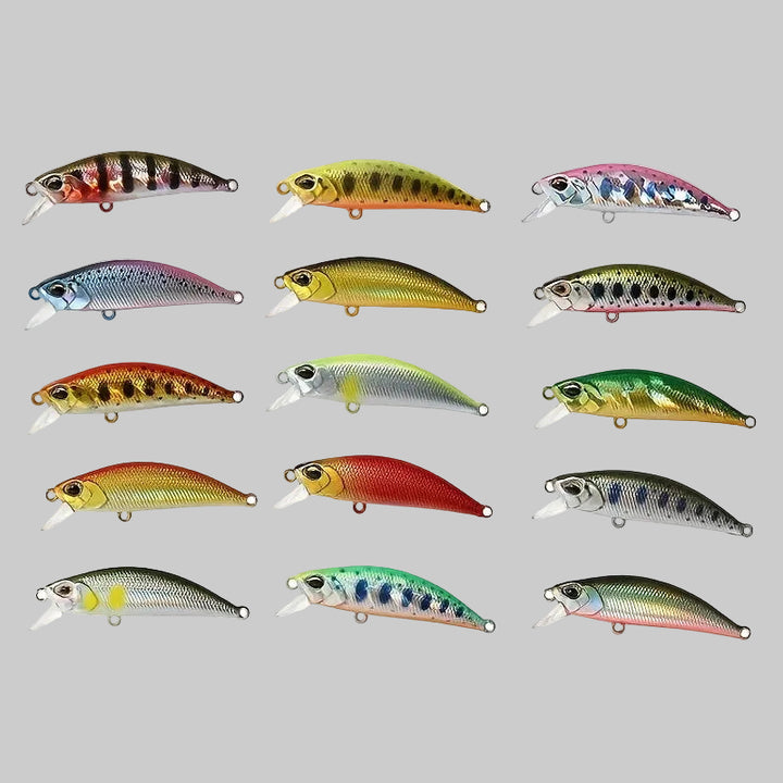Minnow Fishing Lure – Sinking Hard Bait with 3D Eyes for Freshwater Fishing