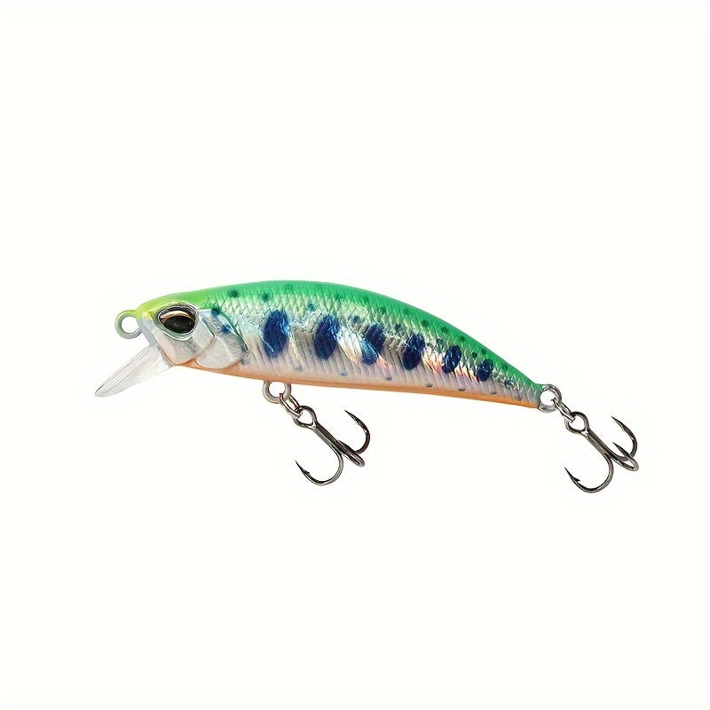Minnow Fishing Lure – Sinking Hard Bait with 3D Eyes for Freshwater Fishing