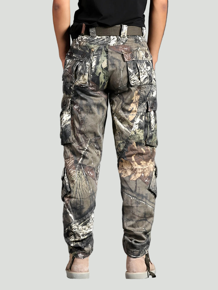 Men’s Camouflage Cargo Pants – Multi Pocket Outdoor Utility Design