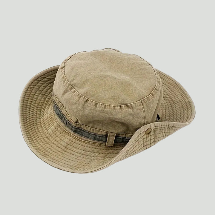 Cotton Boonie Hat – Packable Outdoor Sun Hat with Chin Strap