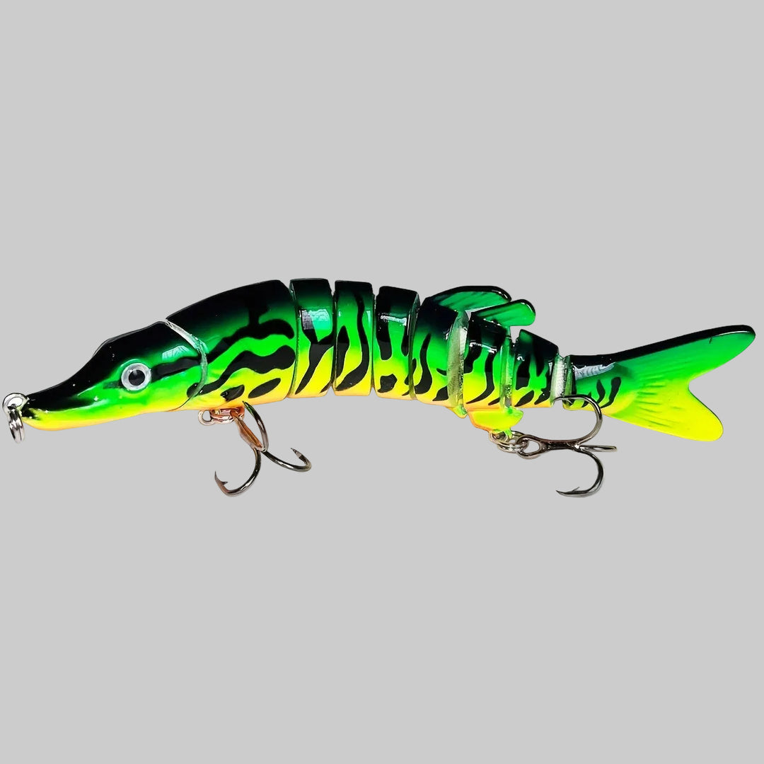 Multi-Jointed Swimbait Fishing Lure – Slow Sinking Hard Bait for Freshwater & Saltwater - 4.9 inch