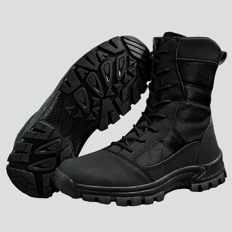Men’s Camo Hiking Boots – Breathable High-Top Design with Lace-Up Support