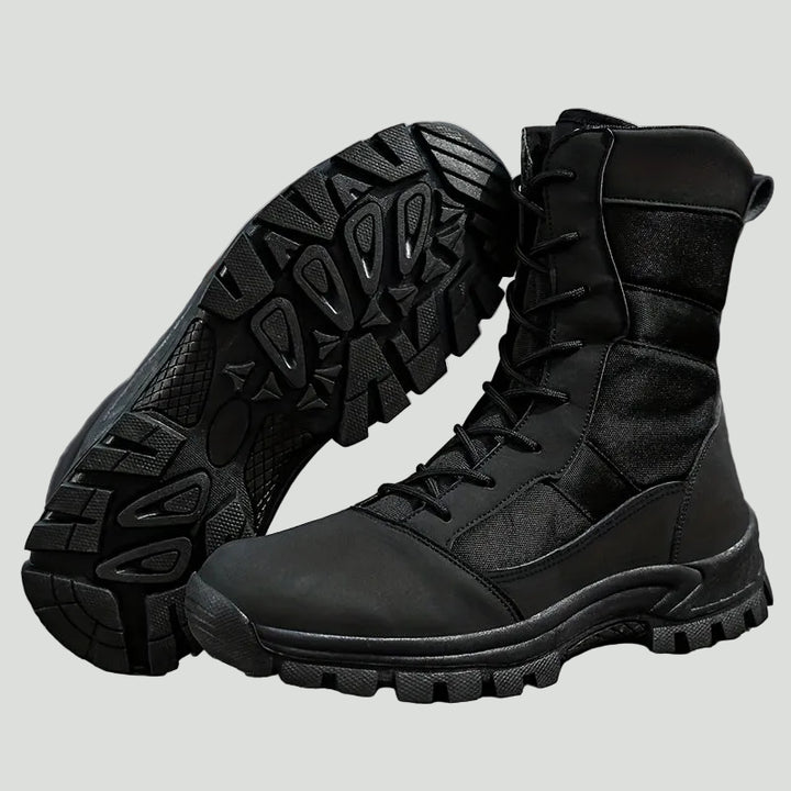 Men’s Camo Hiking Boots – Breathable High-Top Design with Lace-Up Support