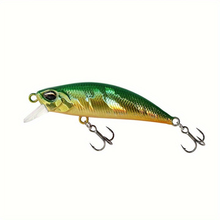 Minnow Fishing Lure – Sinking Hard Bait with 3D Eyes for Freshwater Fishing