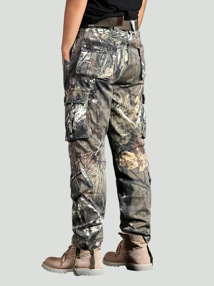 Men’s Camouflage Cargo Pants – Multi Pocket Outdoor Utility Design