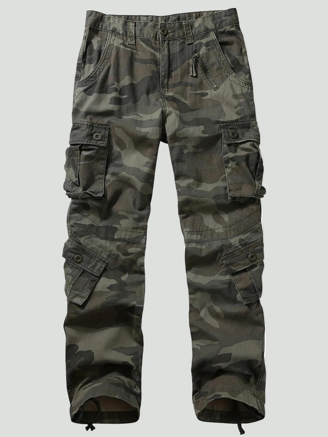 Men’s Camouflage Cargo Pants – Multi Pocket Outdoor Utility Design