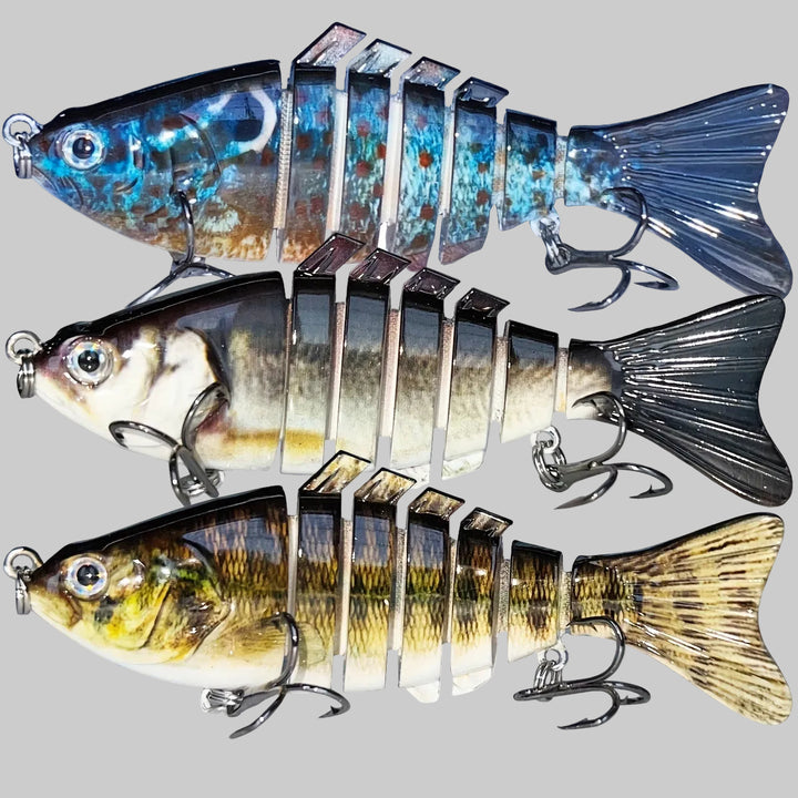 Multi-Jointed Swimbait Fishing Lure – Slow Sinking for Freshwater & Saltwater