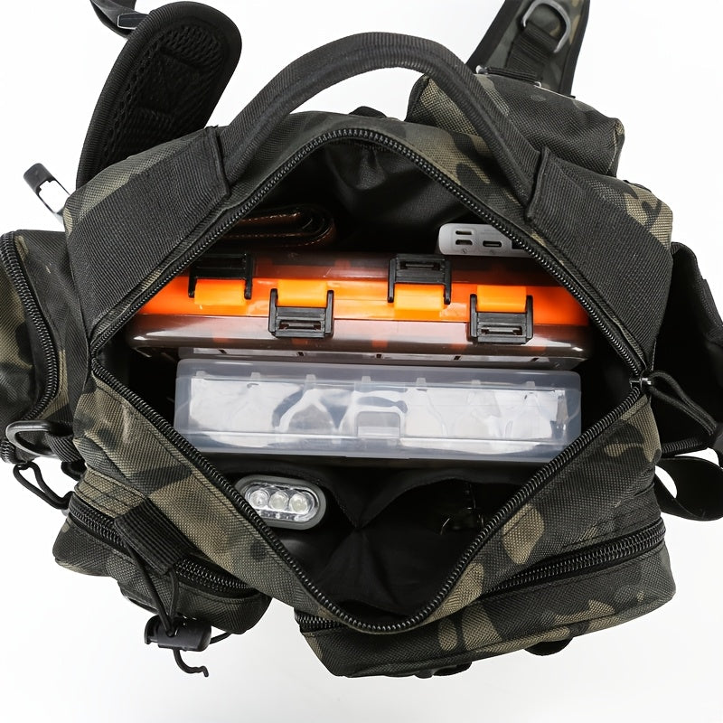 Men’s Multi-Functional Fishing Backpack – Compact Outdoor Gear Bag