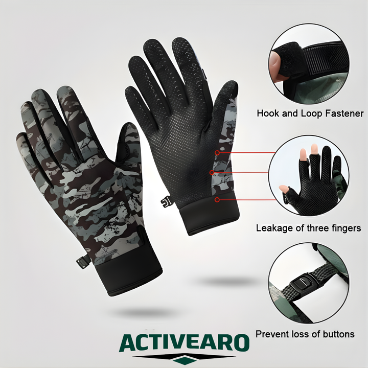 Fingerless Fishing Gloves – Non-Slip Grip & Light Insulation for Outdoor Use