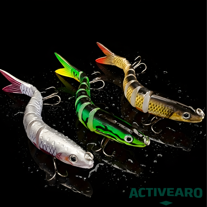 Multi-Jointed Fishing Lures for Freshwater & Saltwater – Slow Sinking Swimbait