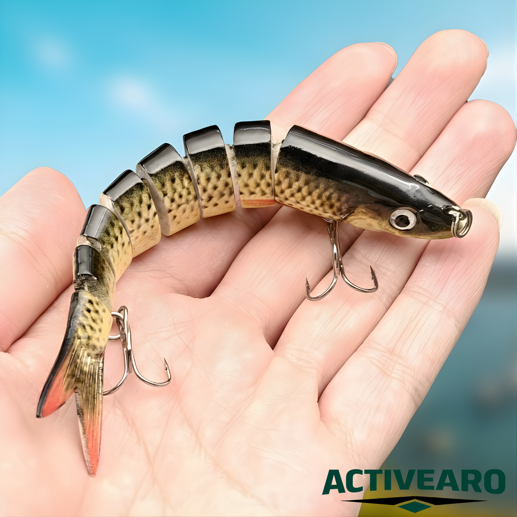 Multi-Jointed Fishing Lures for Freshwater & Saltwater – Slow Sinking Swimbait