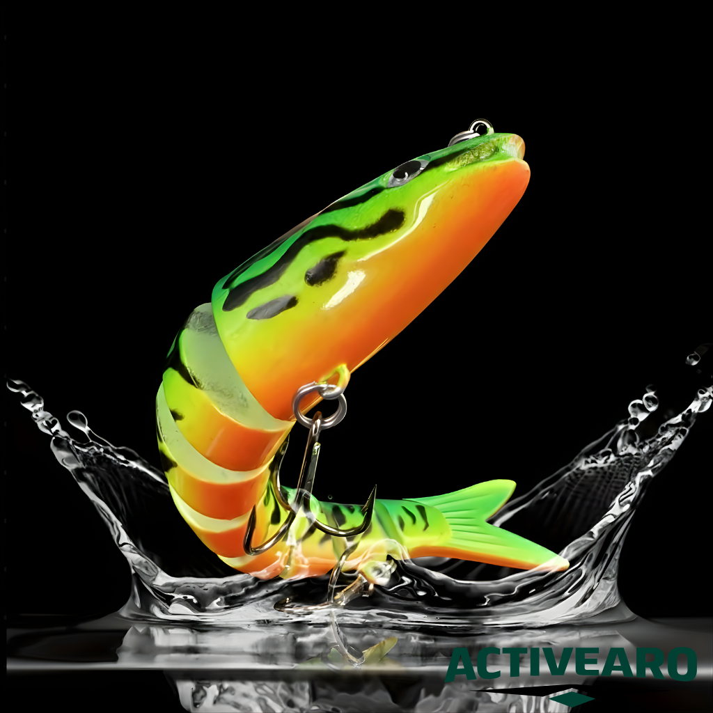 Multi-Jointed Fishing Lures for Freshwater & Saltwater – Slow Sinking Swimbait