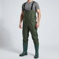 Fishing Waders with Integrated Boots – Waterproof Wading Trousers for Outdoor Use