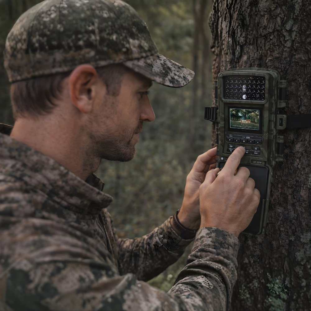 4K 32MP Trail Camera – Motion Detection & Low-Glow Night Vision