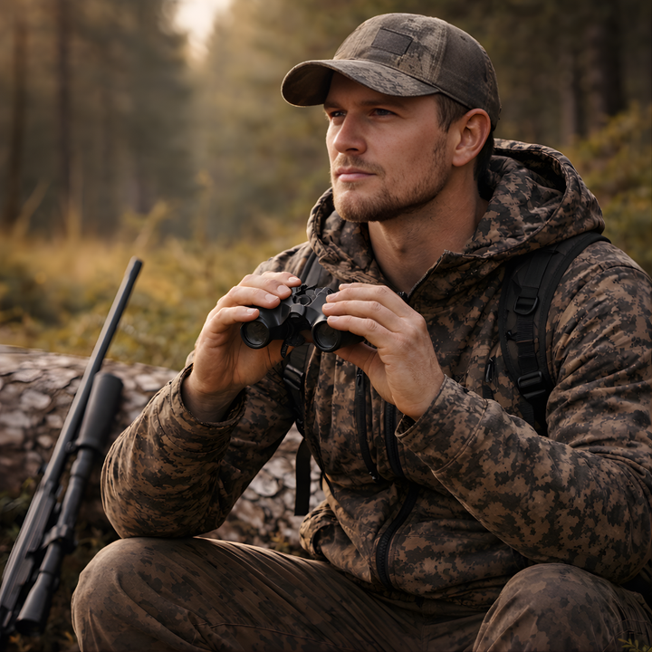 Compact binoculars – 10x magnification with 25 mm objective lenses for outdoor observation