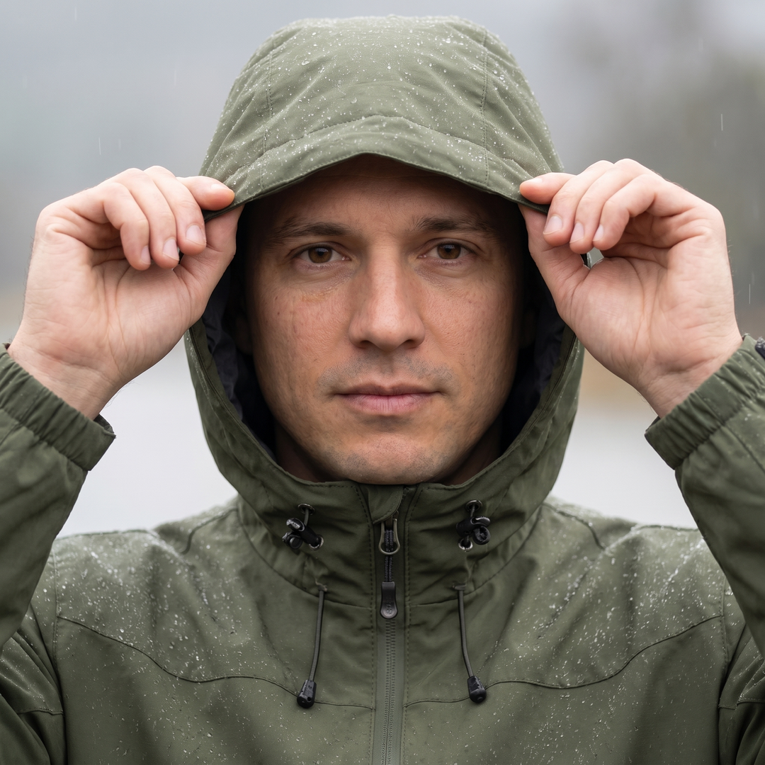 Waterproof Breathable Rain Jacket – Lightweight Outdoor Performance (Unisex)