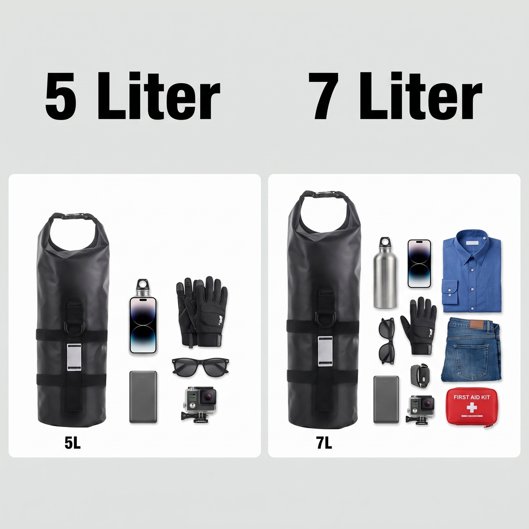 Waterproof Bikepacking Fork Bags – 5-7L Front-Fork Mount