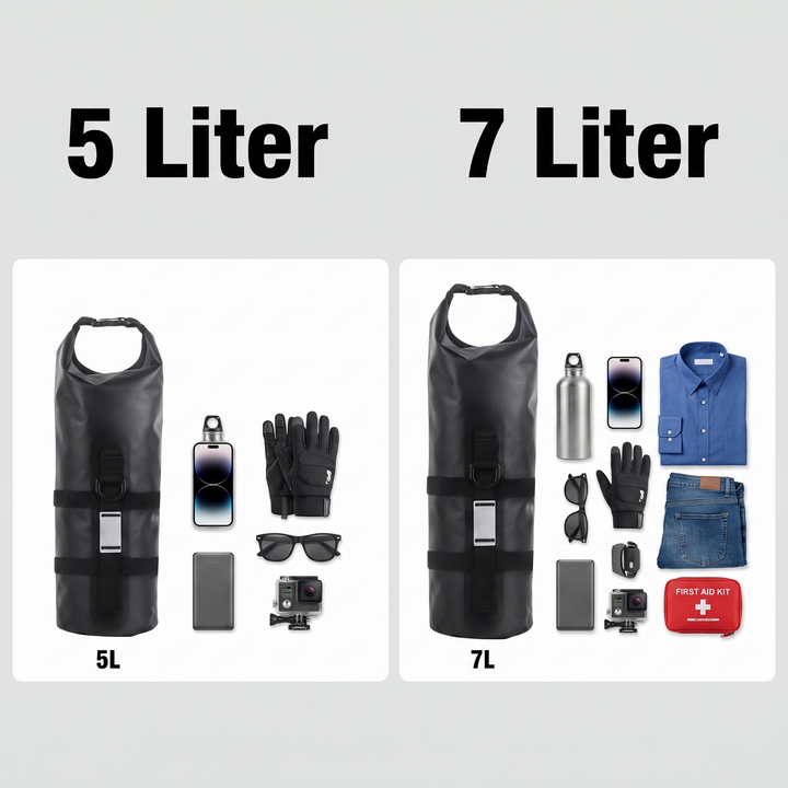 Waterproof Bikepacking Fork Bags – 5-7L Front-Fork Mount