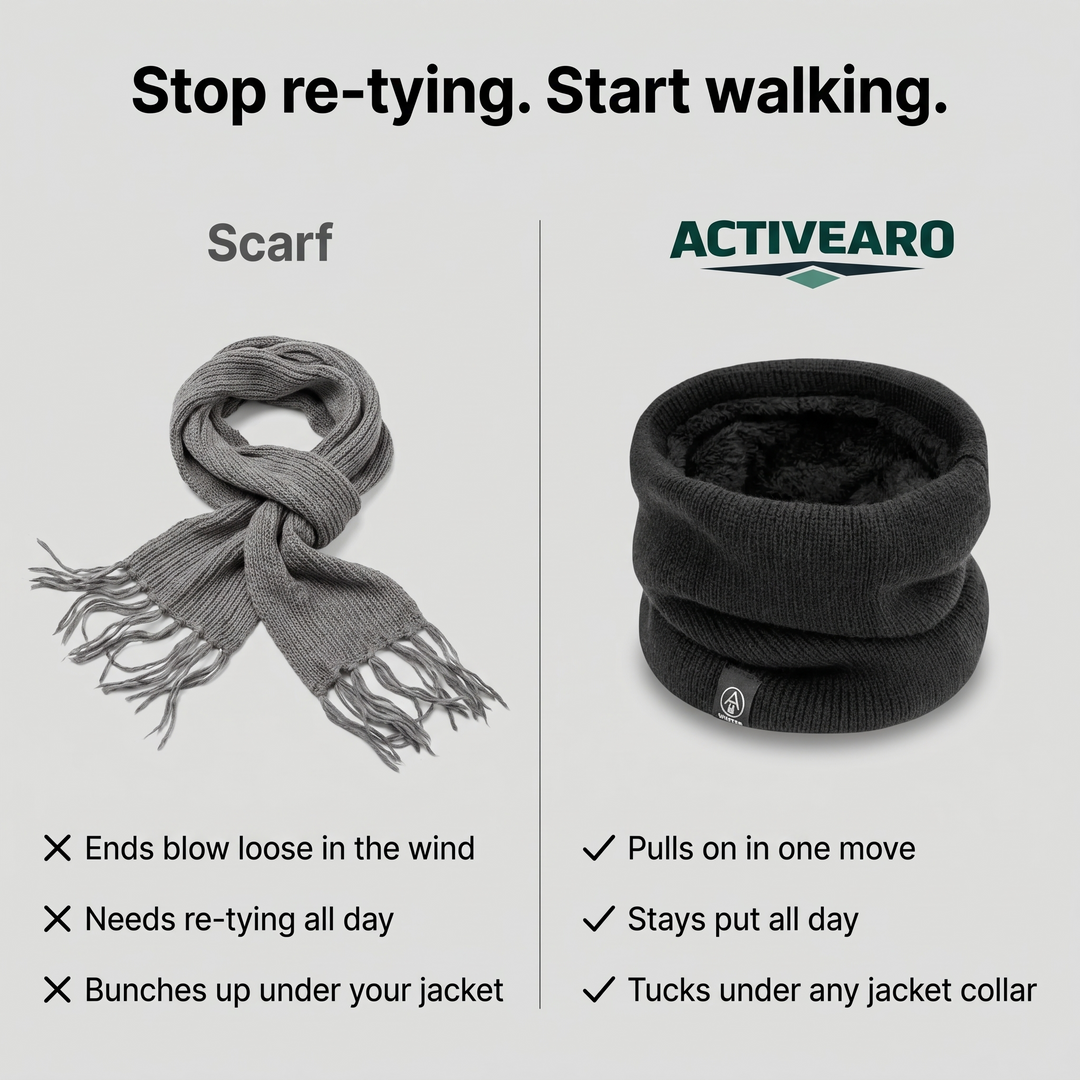 Scarf versus neck gaiter comparison