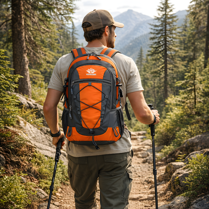 Lightweight 30L Hiking Backpack – Waterproof Daypack for Outdoor Use