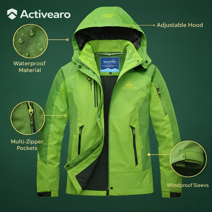 Insulated Rain Jacket – Water-Resistant Outdoor Layer for Cool Conditions