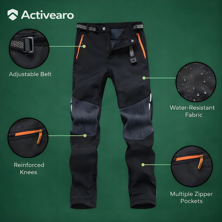 Insulated Hiking Trousers – Water-Resistant Softshell for Cold Conditions