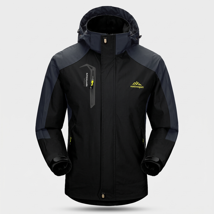 Men's Rain Jacket - Black