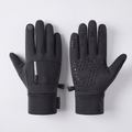 Gloves Men - Touchscreen Windproof Thermal Gloves Zip Pocket