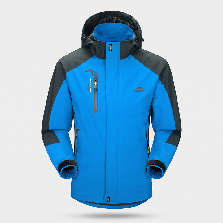 Men's Rain Jacket - Blue