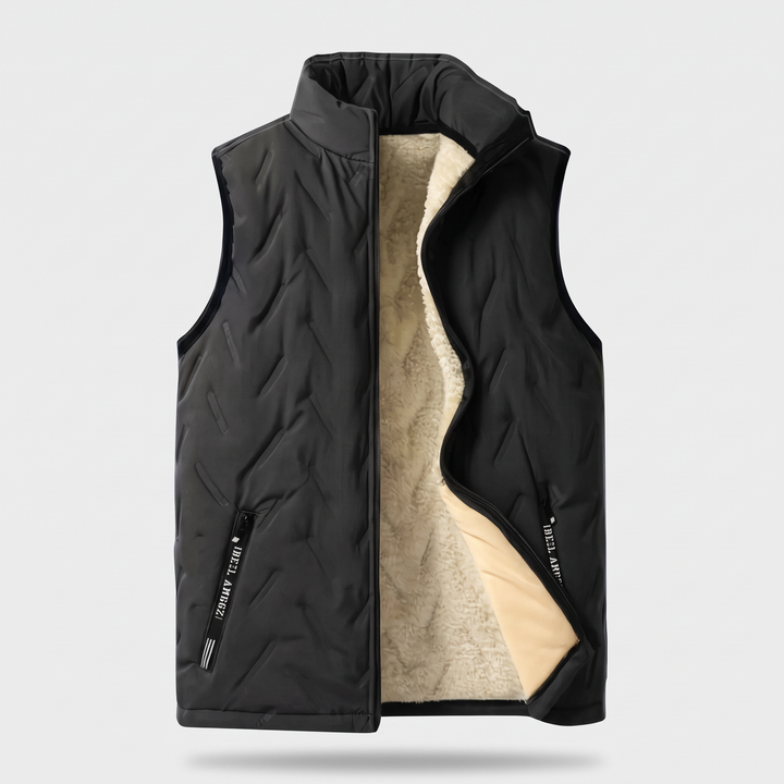 Men's Fleece Vest - Ghost Mannequin Front - Activearo
