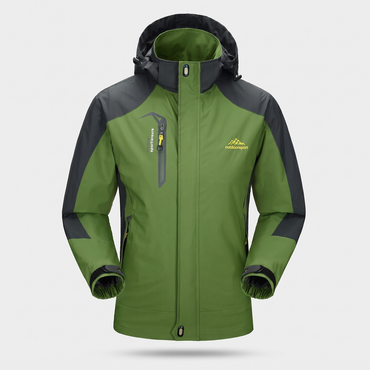 Men's Rain Jacket - Green