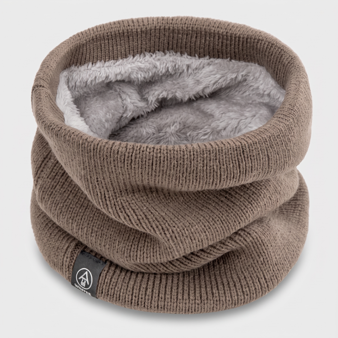 Fleece-Lined Neck Gaiter - Khaki