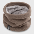 Fleece-Lined Neck Gaiter - Knit Winter Neck Warmer