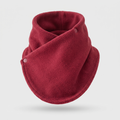 Fleece Neck Warmer - Snap-Close Wrap Scarf for Men and Women