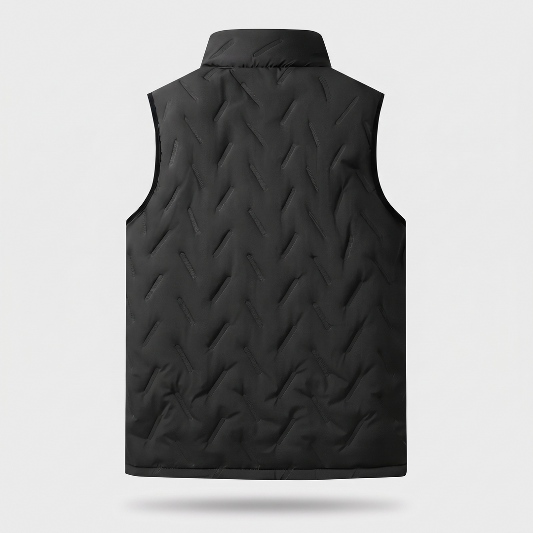 Men's Fleece Vest - Ghost Mannequin Back - Activearo
