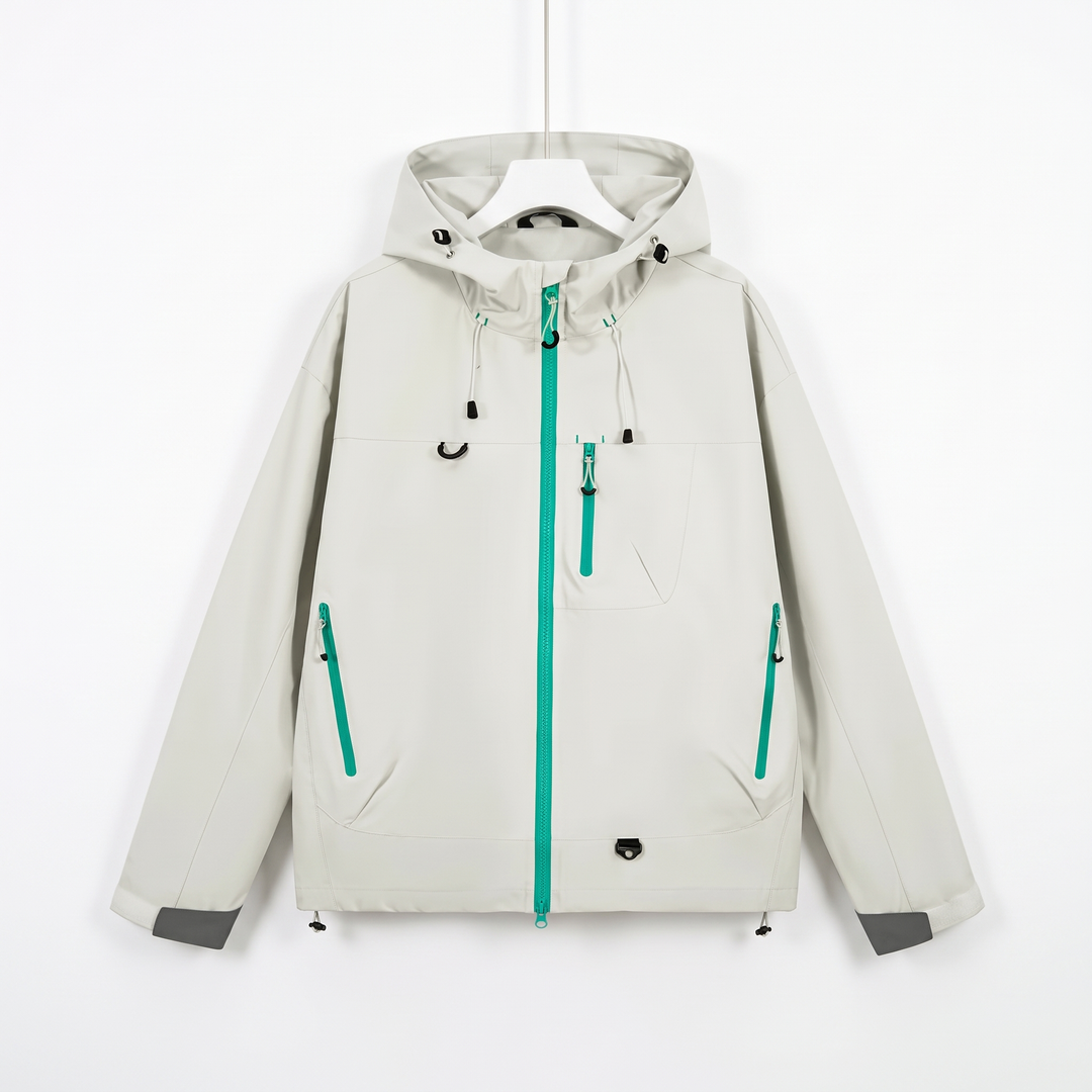 Women's Rain Jacket - Grey - Hanger
