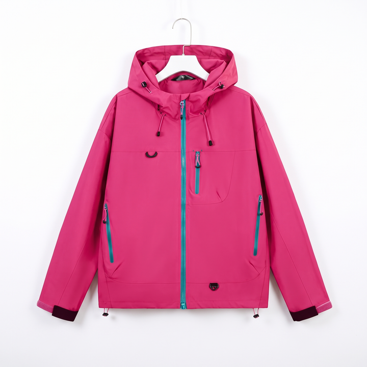 Women's Rain Jacket - Pink - Hanger
