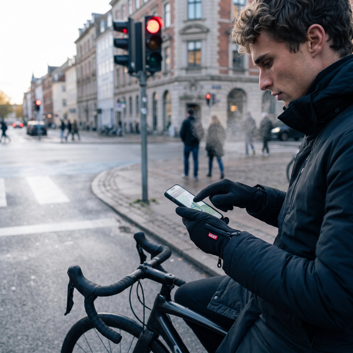 Men's Winter Gloves - Touchscreen Compatible - Anti-Slip