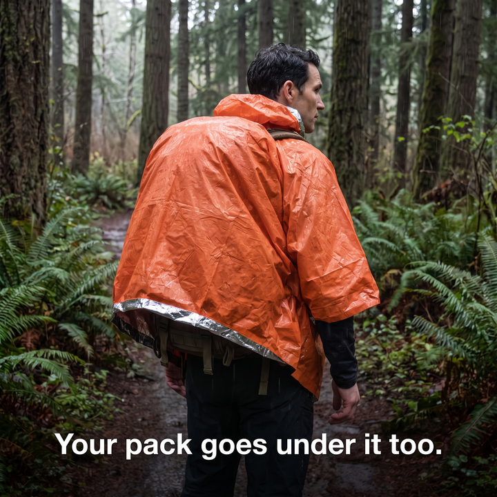 USP: your pack goes under it too