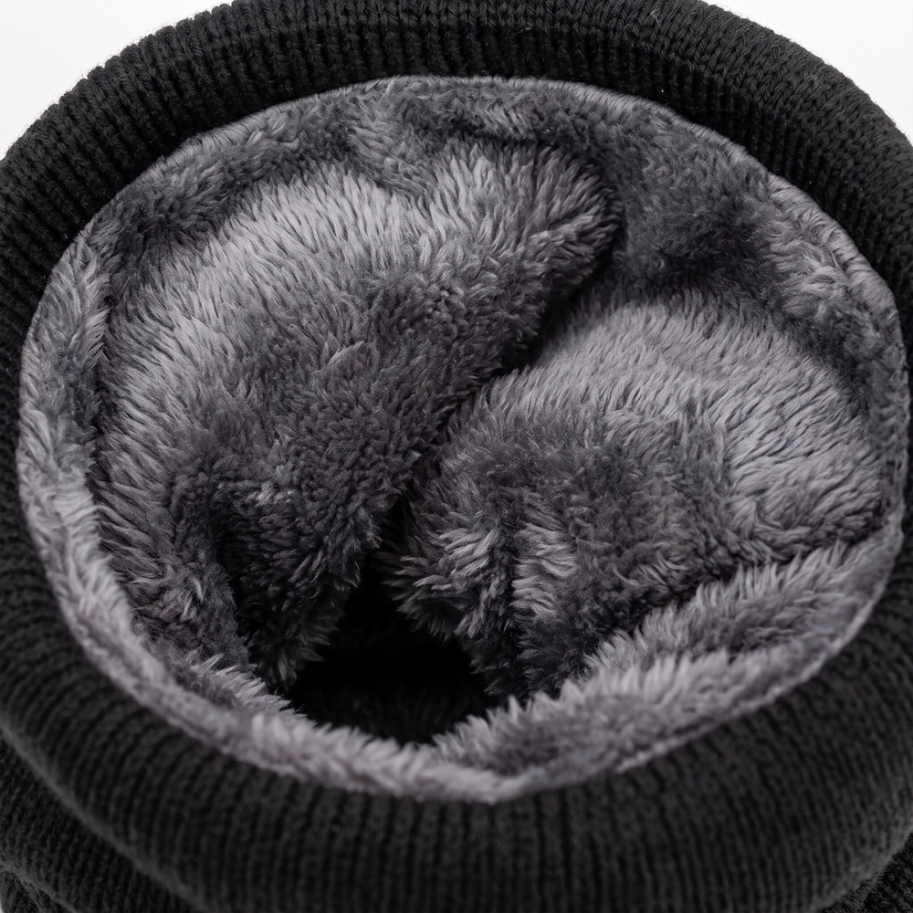 Fleece-Lined Neck Gaiter - Fleece Interior Close-Up