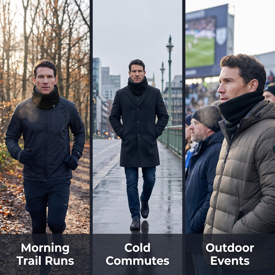 Fleece-Lined Neck Gaiter - Three Ways to Wear